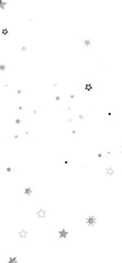 Simple design featuring gray and black stars scattered on a white background. Ideal for backgrounds, cards, and more.
