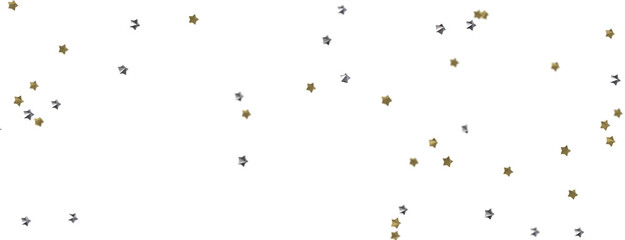 XMAS Stars - stars. Confetti celebration, Falling golden abstract decoration for party, birthday celebrate,