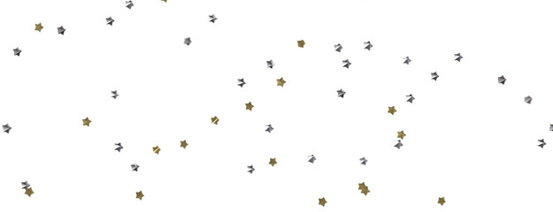 Descendant Christmas Constellations: Mind-Blowing 3D Illustration of Falling Festive Star Patterns