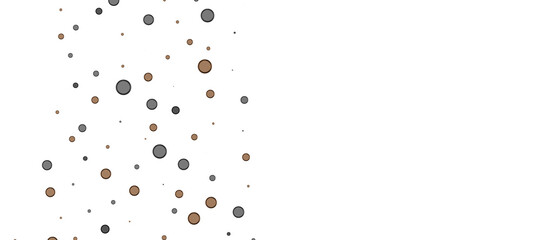 Glorious Cascade: Exquisite 3D Illustration of Glowing gold Confetti