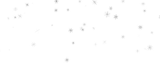 Flurry of Snowflakes: Radiant 3D Illustration Showcasing Falling Festive Snow Crystals