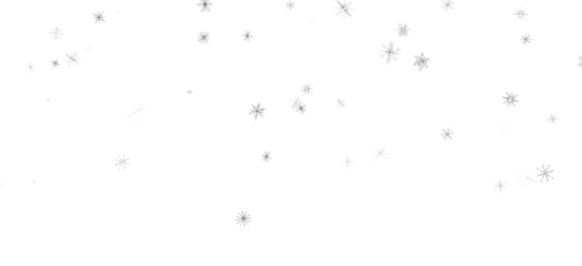 Flurry of Snowflakes: Radiant 3D Illustration Showcasing Falling Festive Snow Crystals