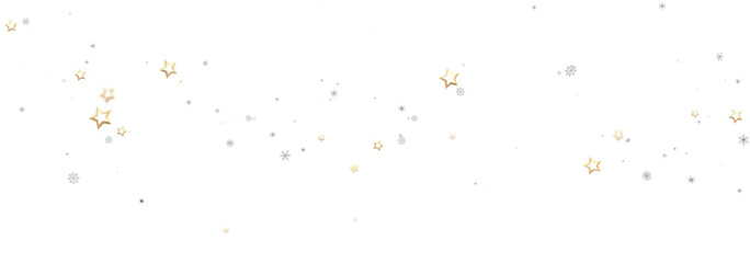 Beautiful winter background with gold stars and snowflakes. Perfect for holidays.