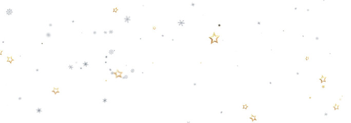 Sparkling stars and snowflakes on white. Perfect for holidays, winter, and celebration designs.