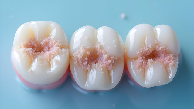 Macro: Healthy Cuspal Morphology vs Plaque-Eroded Cusps