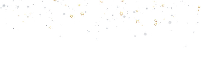 Beautiful festive background with gold and silver stars. Perfect for holidays and celebrations.