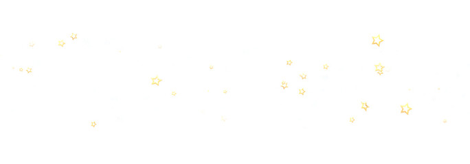 Abstract image of gold stars falling on white. Perfect for backgrounds, textures, and festive designs.