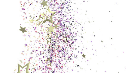 Obraz premium Sparkling stars and glitter for celebration designs. Perfect for holidays, parties, and more!