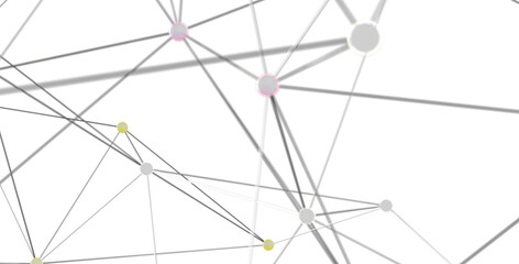Stock photo of abstract network connections. Ideal for technology, connection, and communication...