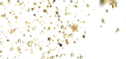 Sparkling gold stars on white. Perfect for holidays, celebrations, and more!