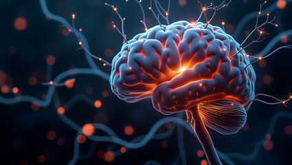 Active Brain with Neural Connections, Concept of Thought and Energy