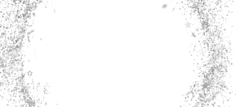 Elegant silver glitter stars on white. Perfect for cards, banners, and more! - Powered by Adobe