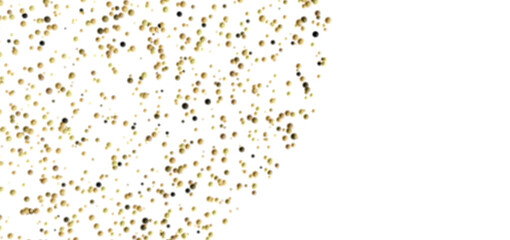 Abstract festive background with gold and black confetti. Perfect for celebrations, parties, and events.