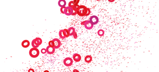 Abstract background with pink and red rings. Perfect for websites, presentations, and more!