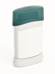 Antiperspirant mockup isolated on white background. 3D illustration