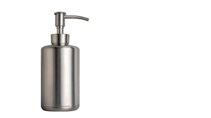 Fototapeta premium Stainless Steel Soap Dispenser background isolated on a Transparent background, PNG file.