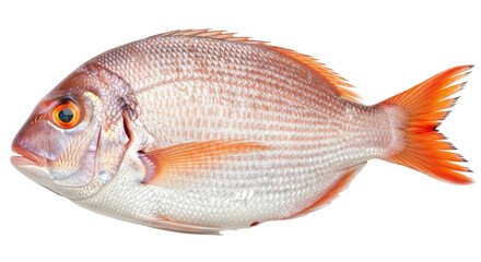 Isolated Red Snapper Fish