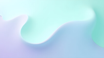 Abstract blue background with flowing lines and wave designs