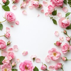 Roses and the beautiful petals