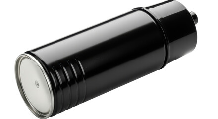 Isolated Black Spray Can