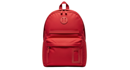 Isolated Red Backpack