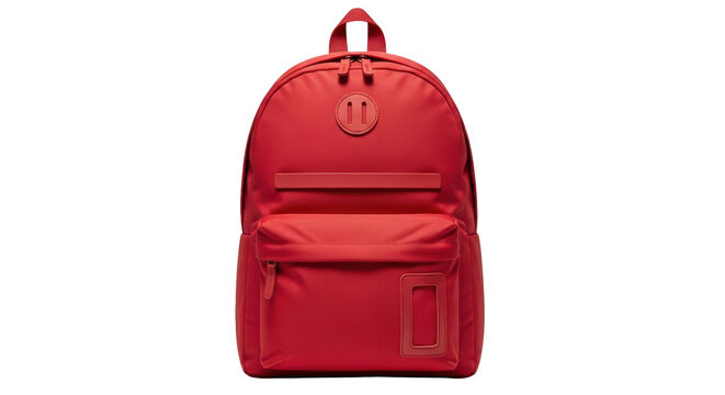 Isolated Red Backpack