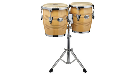Isolated Pair of Conga Drums