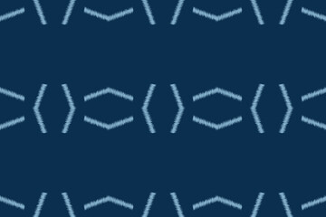 Ikat pattern traditional ethnic pattern ikat motif fabric pattern geometric style. Embroidery ethnic oriental blue background wallpaper. Abstract,vector,illustration.Texture,frame,decoration.