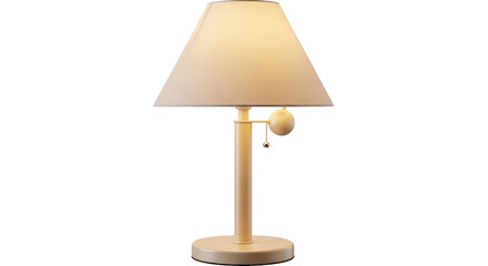 Obraz premium Isolated Beige Table Lamp