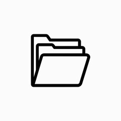 folder icon vector