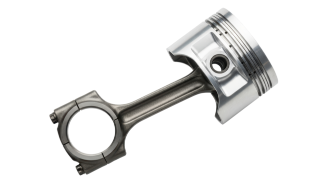 Isolated Engine Piston
