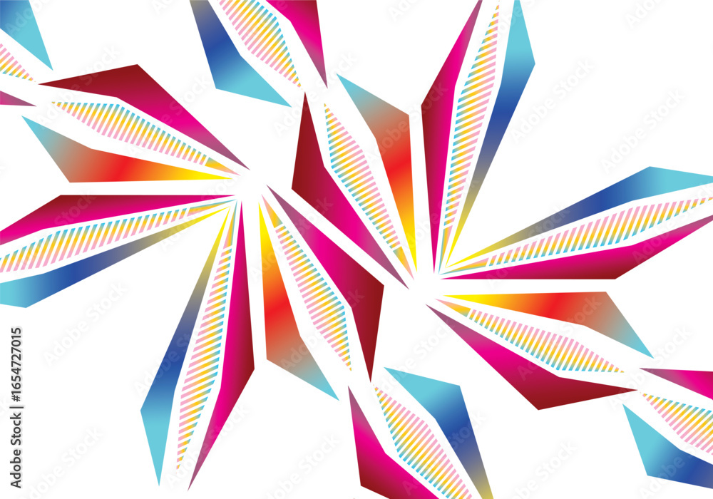 Poster modern abstract vector white background features colorful parallel lines pattern, creating a dynamic