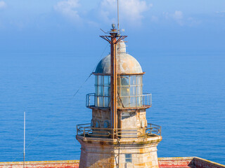 Faro de la Islas Sisarga en Malpica, Galicia