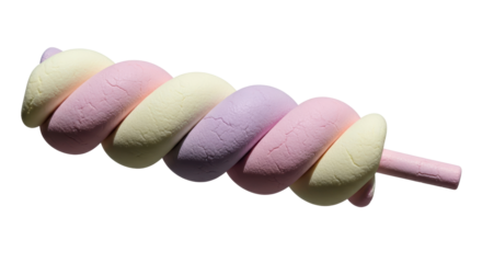 Isolated Swirl Marshmallow