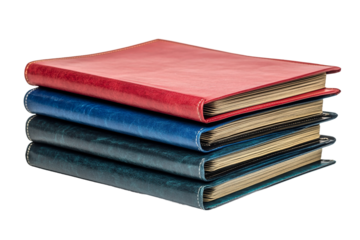 Transparent document holder folder isolated on transparent background