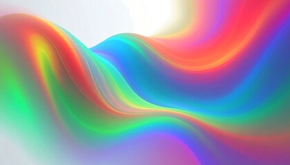 Obraz premium Abstract design with flowing, vibrant colors and smooth curves creates a dynamic and visually engaging background image.