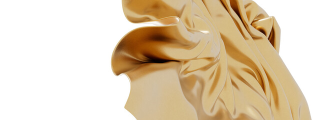 Luxury golden silk texture. Abstract background. Perfect for design projects.
