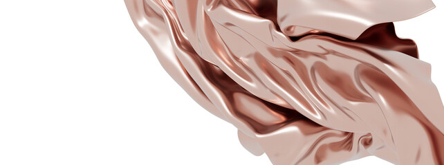 Elegant rose gold fabric texture. Perfect for luxury branding, beauty, fashion, and cosmetic designs.