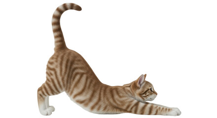 Isolated Stretching Cat © Joao