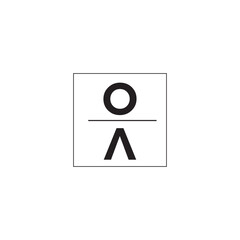 AO Letter Logo Design, Initials monogram icon AO, OA, A and O.AO vector logo, ao small letters logo