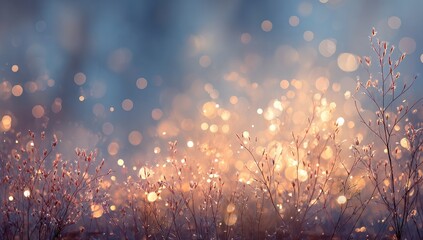 Winter's golden glow