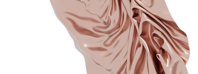 Luxury rose gold silk fabric.  Perfect for fashion, beauty, and design projects.