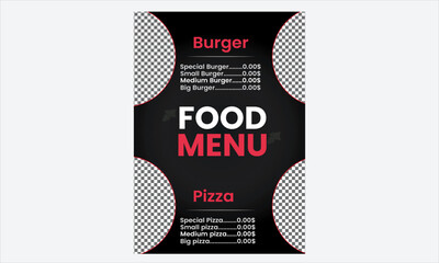 food menu design