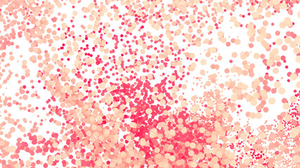 Abstract background with pink and peach circles. Perfect for celebrations, websites, and more!