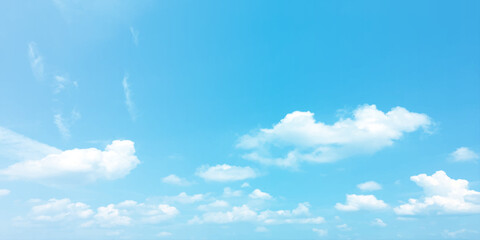 Sky blue clouds, tropical panorama, fluffy sunny light, natural, fresh weather storm clouds effect on the background