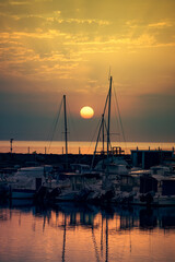 Amanecer en Roquetas de Mar, Almeria, España