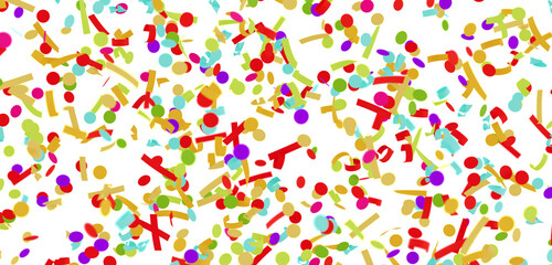 Bright festive confetti background perfect for party invitations, banners, and celebrations.