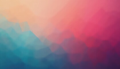 A close up of a colorful abstract background with triangles.