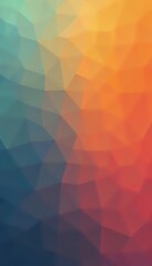 A colorful abstract background consisting of triangles.