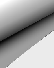 Abstract Gray and White Gradient Texture: Subtle Curves and Shadows